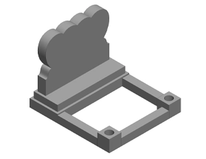 Half Kerb Surround With Vases