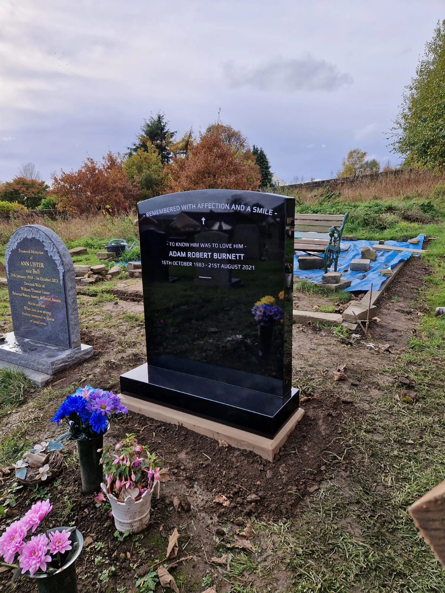 Bespoke Memorial and Headstones Examples by Northern Headstones in Yorkshire