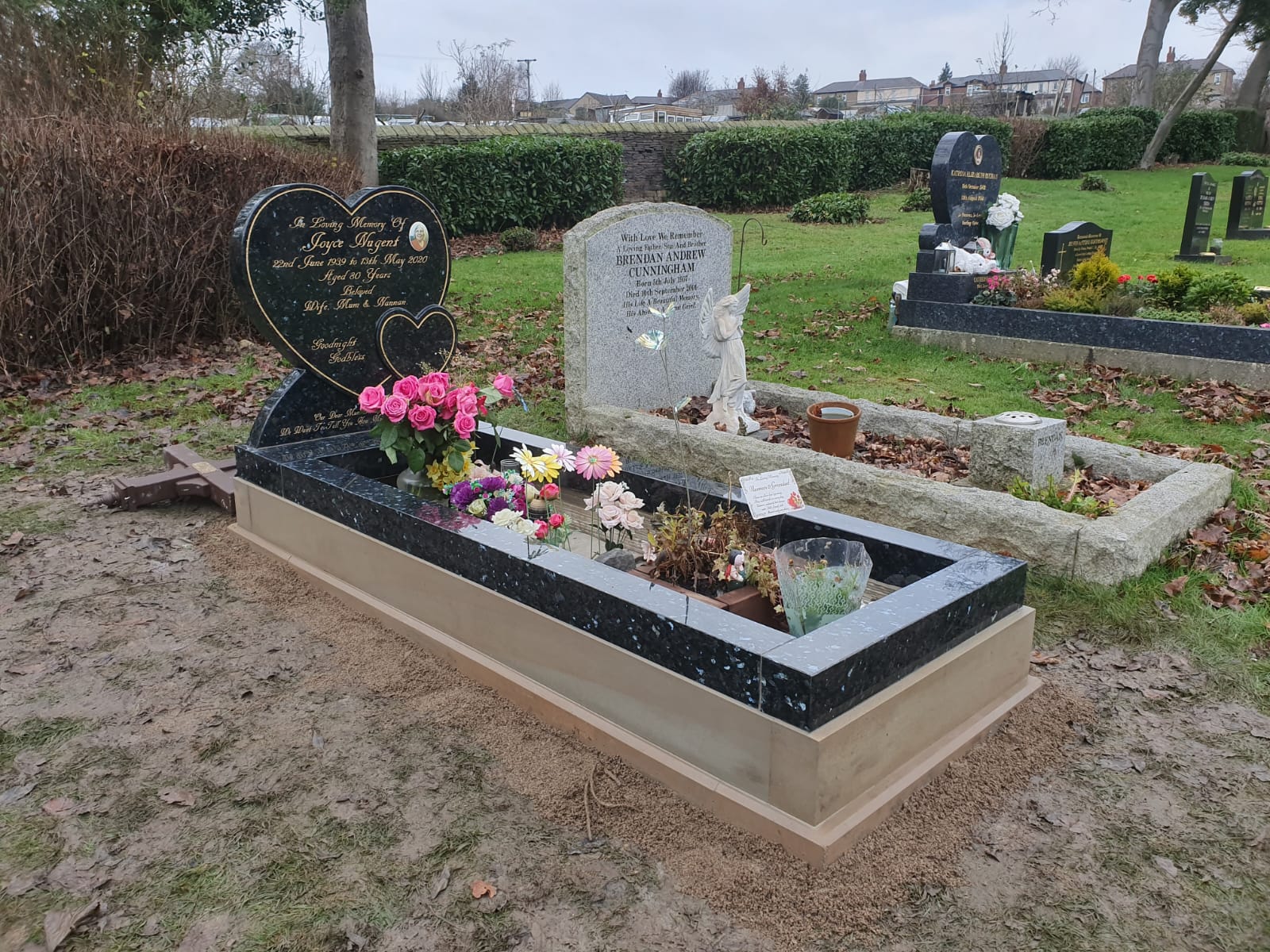 Stone Riser Headstones and Memorials by Northern Headstones UK